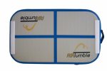 Top view of the AirTumble AirBoard, showcasing its durable, inflatable surface designed for versatile training and exercises.