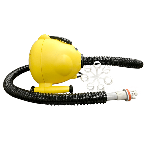 AirTumble Bravo OV6 Electric Pump, compact and powerful, ideal for quick inflation of AirTrack mats and other inflatables.