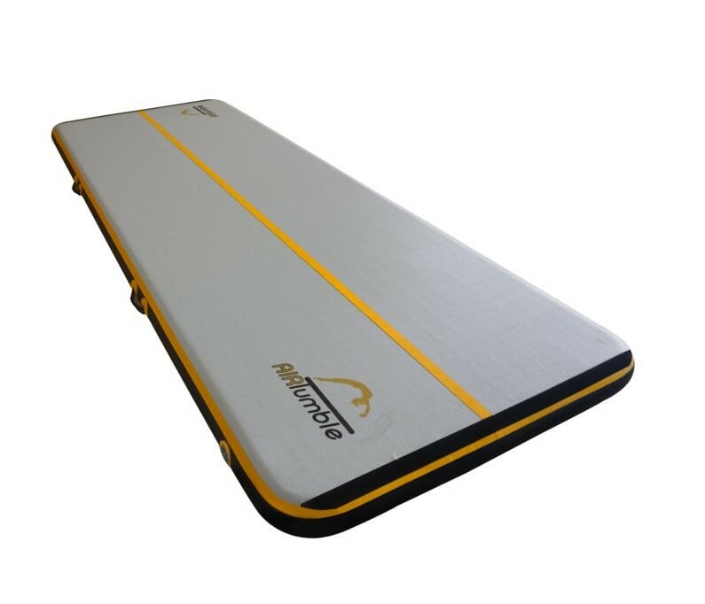 AirTumble Track from the Gymnastics Home Range, inflatable and cushioned for safe at-home tumbling and practice.