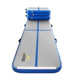 AirTumble Blue Starter Set, a collection of inflatable mats and equipment designed for safe and effective gymnastics and tumbling practice.