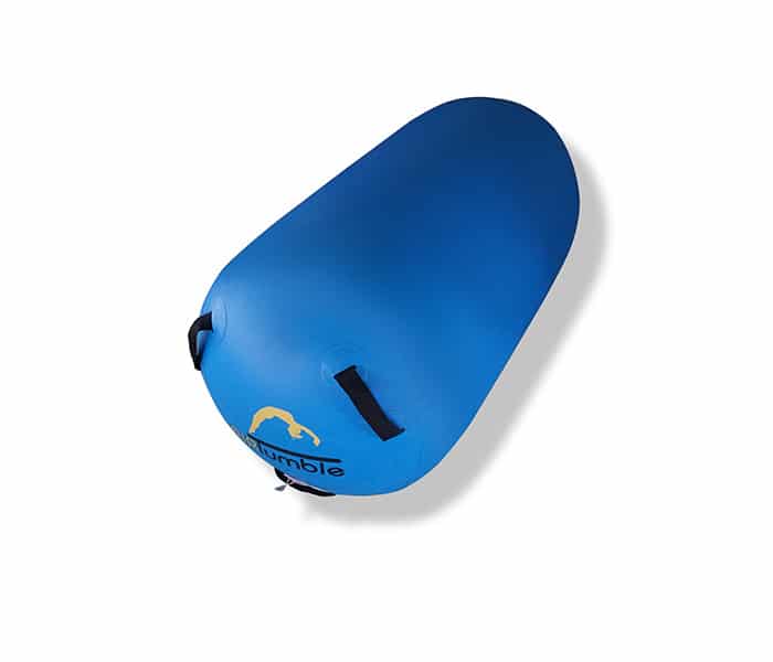 Inflatable air roll gymnastics trainer