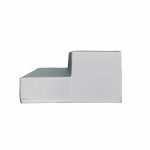 Airtumble gray soft foam step block side view.