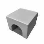 Airtumble gray soft foam tunnel block with arched opening.