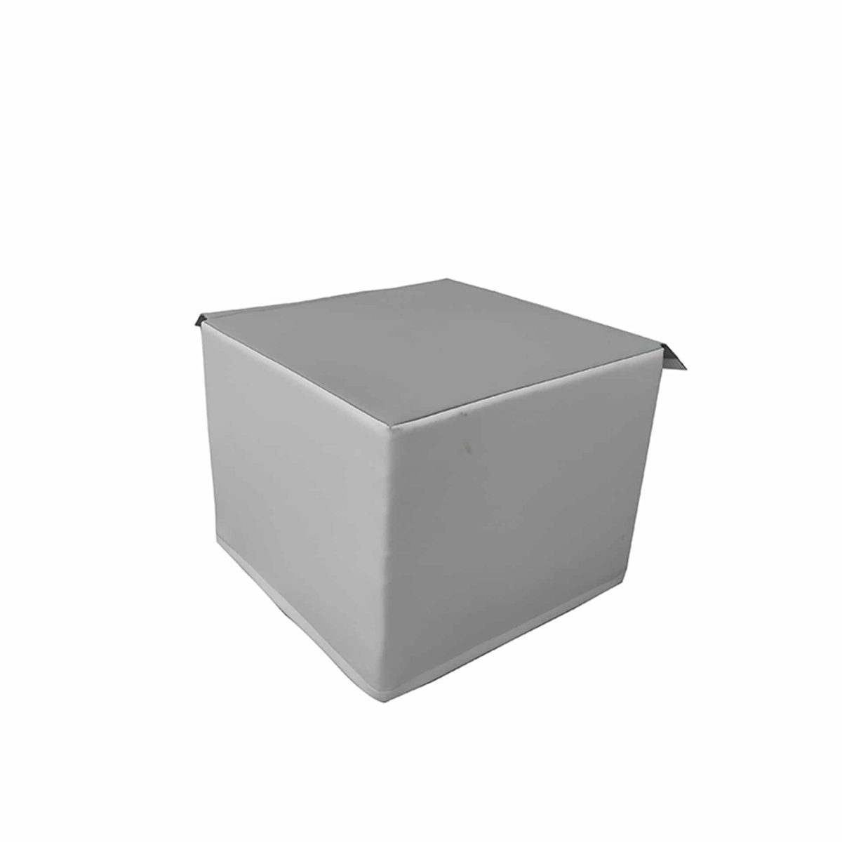 Airtumble square block with soft, durable material and Velcro connectors, designed for safe play.