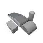 Versatile soft play shapes for tumbling, climbing, and preschool play