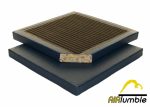 High-quality AirTumble agility mat in blue with shock-absorbing foam interior.