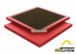 AirTumble deluxe red gymnastics crash mat with layered foam core for safety and durability.