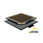 AirTumble mats designed for gymnastics and exercise, offering a cushioned surface for safe and comfortable practice of various activities.