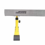 Gymnastics training balance beam featuring non-slip base and cushioned surface.