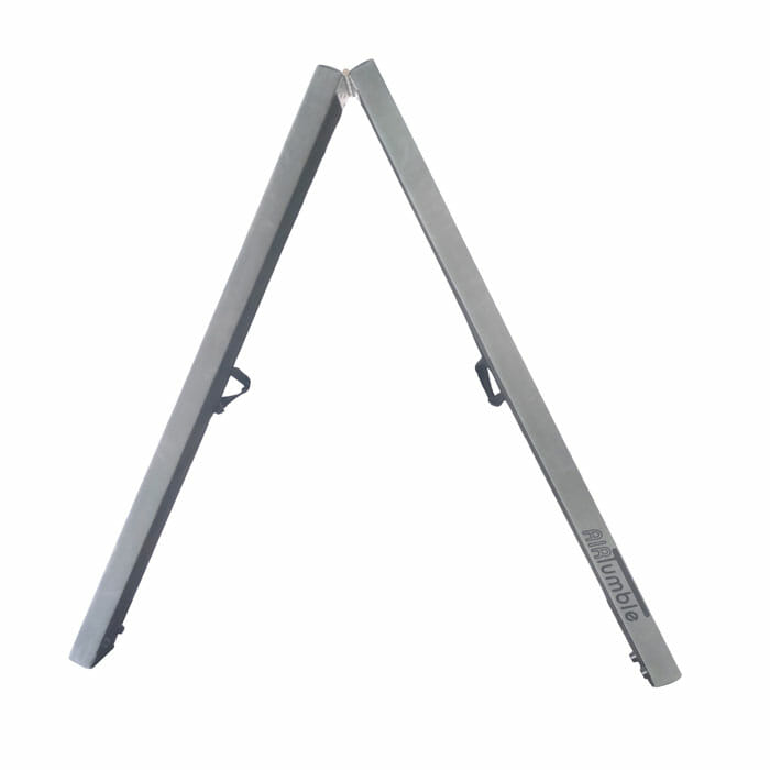 Gymnastics practice beams.