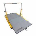 Inflatable gymnastics air beam mat