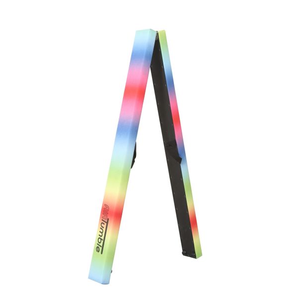 AirTumble Folding Gymnastics Practice Beams with a compact design, ideal for home training and easy storage.