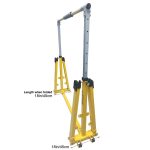 AirTumble Adjustable Folding Gymnastics Bar for Homes & Gardens.