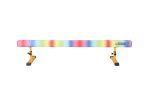 The AirTumble Adjustable Gymnastics Beam for home training with the ability of its height adjustment.