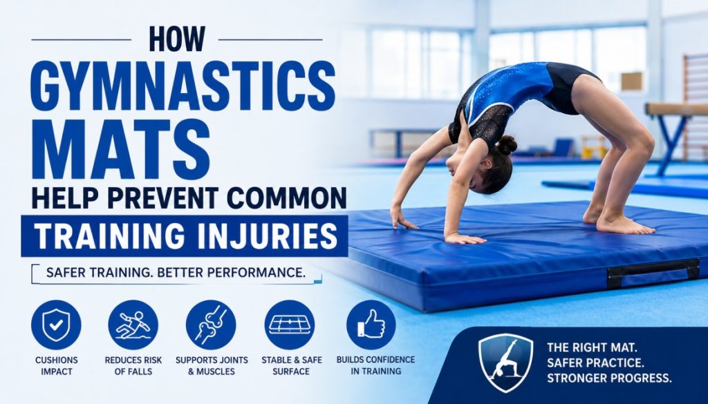 Gymnastics mats help prevent common training injuries