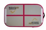 Top view of the AirTumble AirBoard, showcasing its inflatable, durable surface designed for versatile training and exercises.