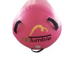 A picture of a AirTumble AirRoll inflatable gymnastics roller used for balance, tumbling, and core training.