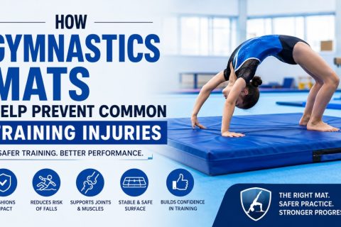 Gymnastics mats help prevent common training injuries