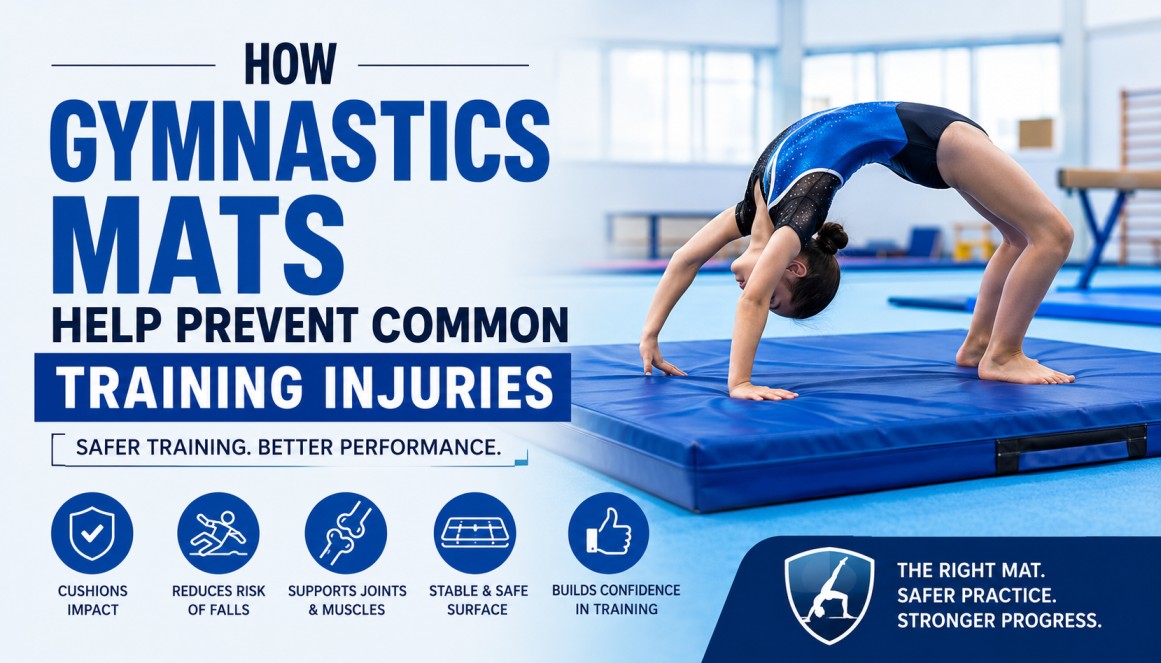 Gymnastics mats help prevent common training injuries